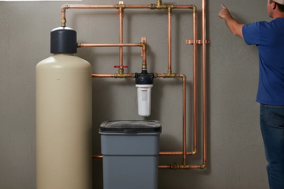 Whole-house water treatment system installed in New York Mills